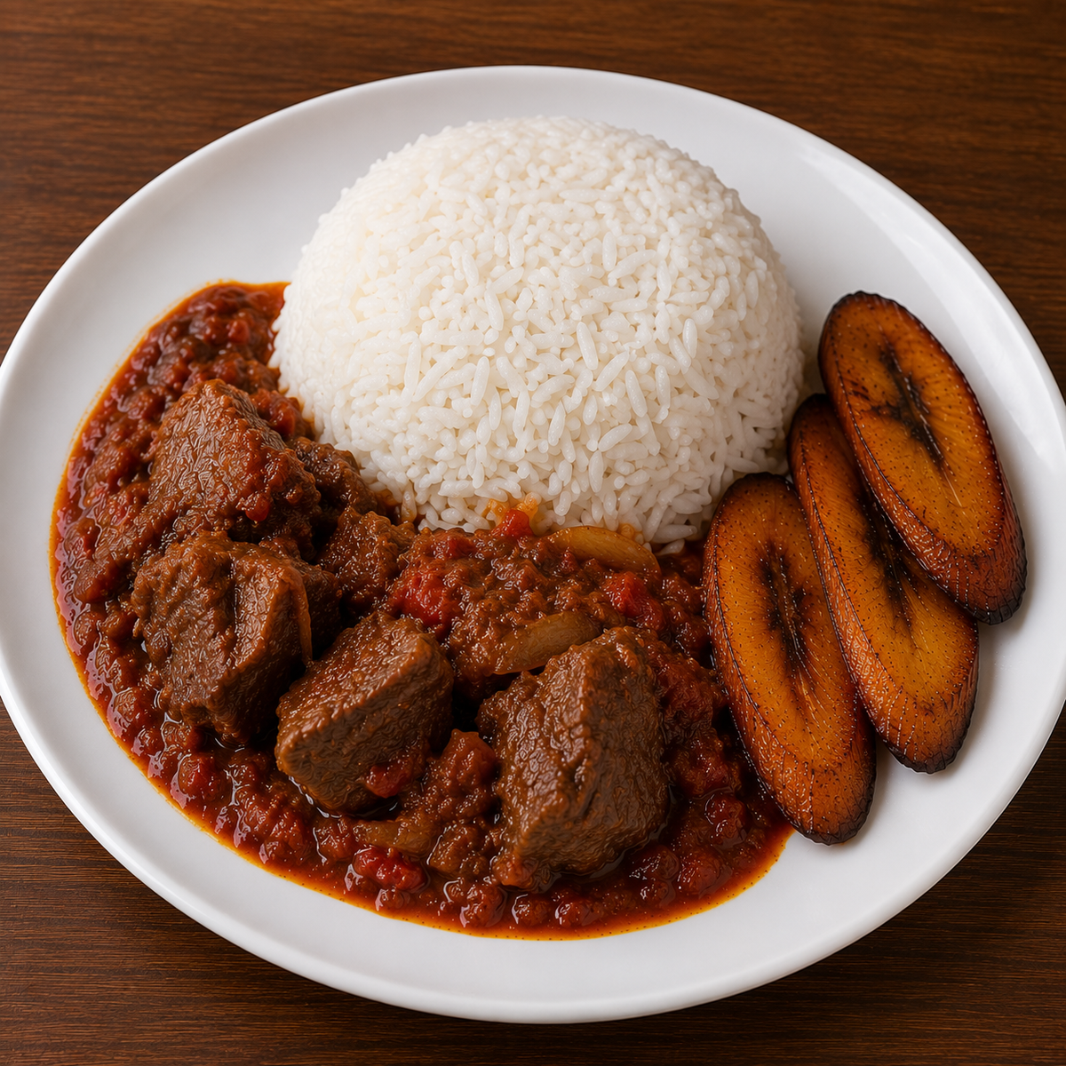 White Rice and Signature Stew Combo